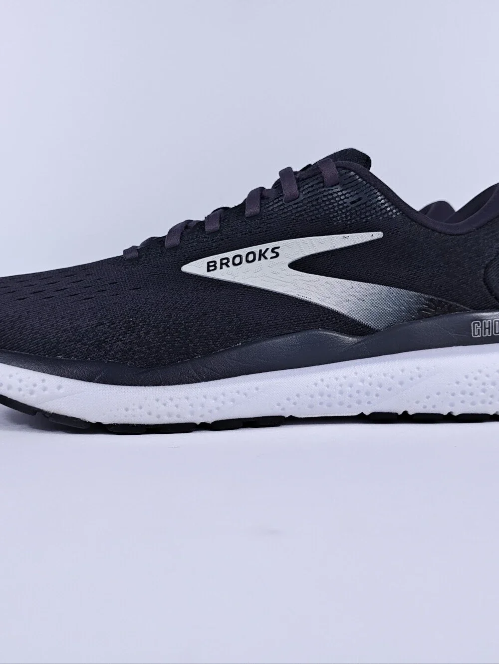 Brooks Ghost 16 Womens 11 Neutral Cushion Road Running Shoes Black DNA Loft
